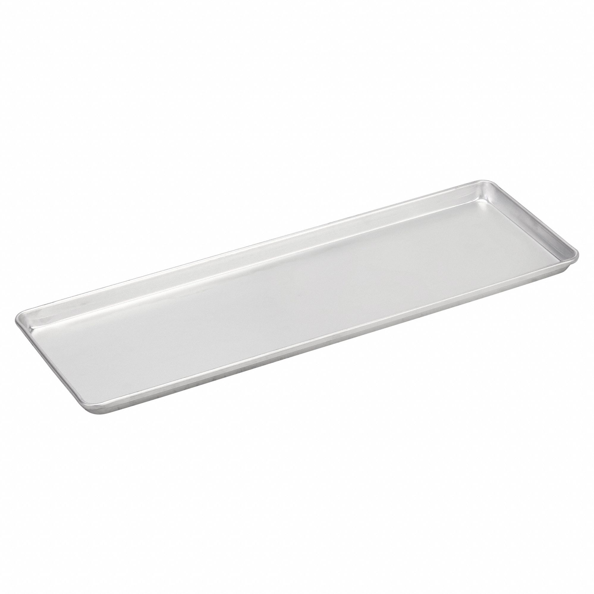 Display Pan: Anodized Aluminum, Silver, 25 1/2 in Overall Lg, 8 3/4 in Overall Wd