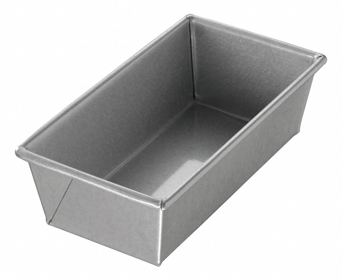 BREAD PAN,SINGLE,GLAZED,8-1/2X4-1/2