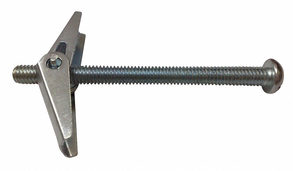 1/4" X 4" round head Toggle bolts 50 count box 