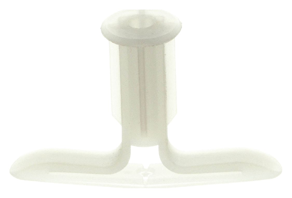 Toggle Anchor: 7/8 in Dia, 1 in Overall Lg, #6 to #8 Thread Size, Plastic, Plain, Plastic, 50 PK