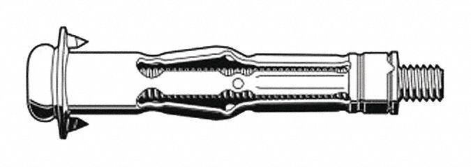 Wall Anchor Steel 3 3/4 in L PK50