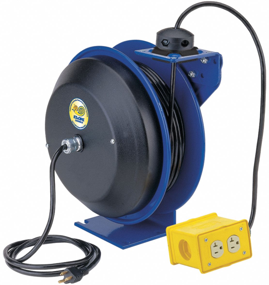 COXREELS, Grounding Plug, NEMA 520P, Retractable Cord Reel 260N40EZ