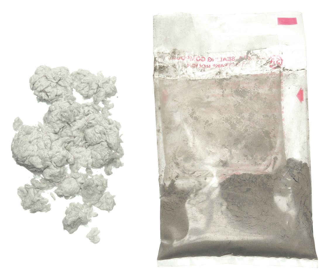 Sealing Cement Pouches and Fiber Filler