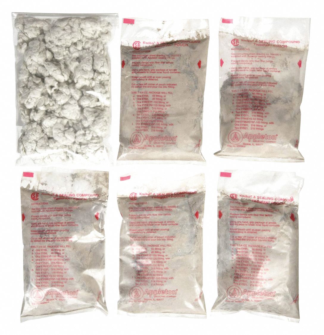 Sealing Cement, 36.25 oz., Bag
