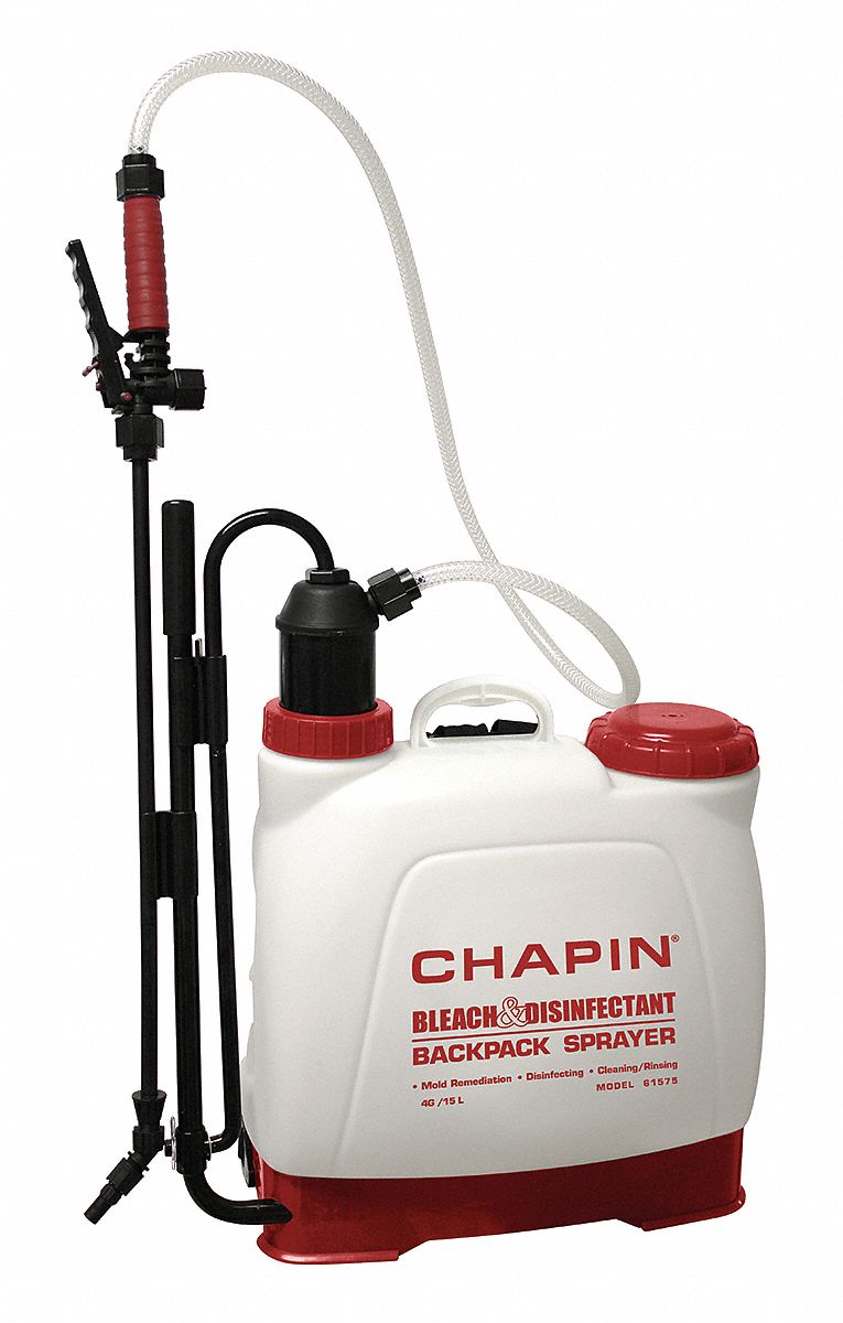 Backpack Sprayer,4 gal.,Poly,100 psi