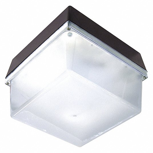 Wall Pack: 4,000 K Color Temp, 4,000 lm, 45 W Fixture Watt, 120 to 277 V AC, 100W INC/23 to 26W CFL