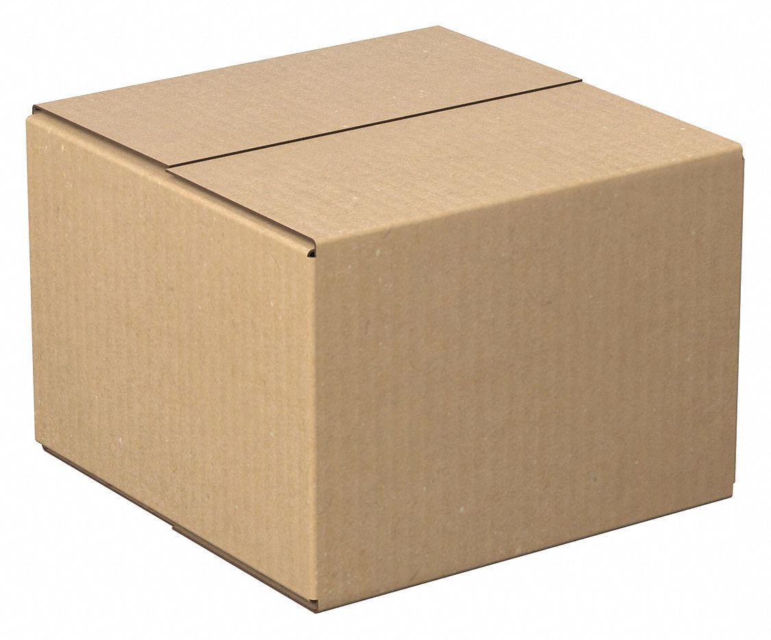 Shipping Box: 6 in Inside Lg, 6 in Inside Wd, 4 in Inside Ht, 32 ECT, Single Wall