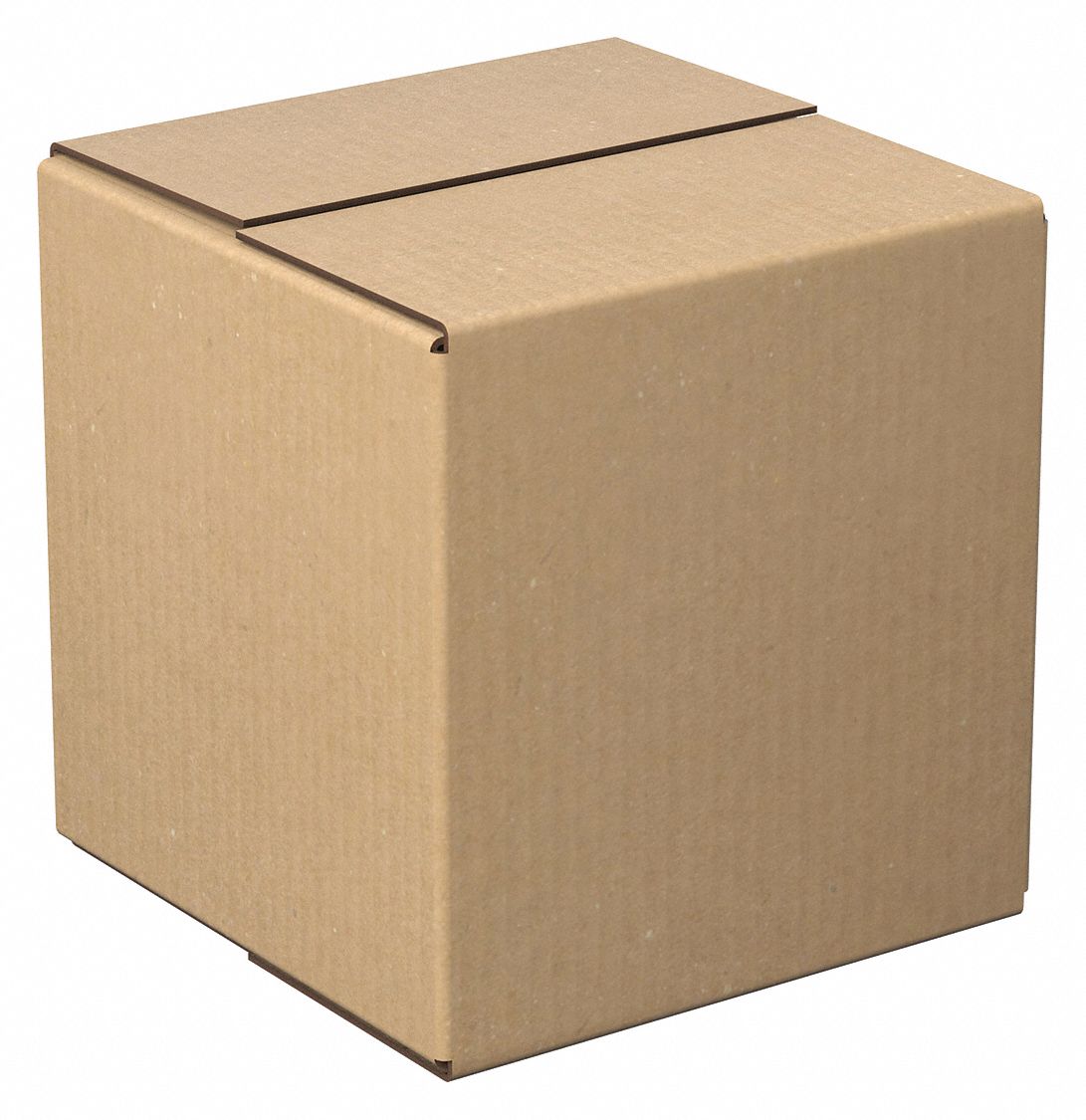Shipping Box: 6 in Inside Lg, 6 in Inside Wd, 6 in Inside Ht, 32 ECT - Cube, Single Wall