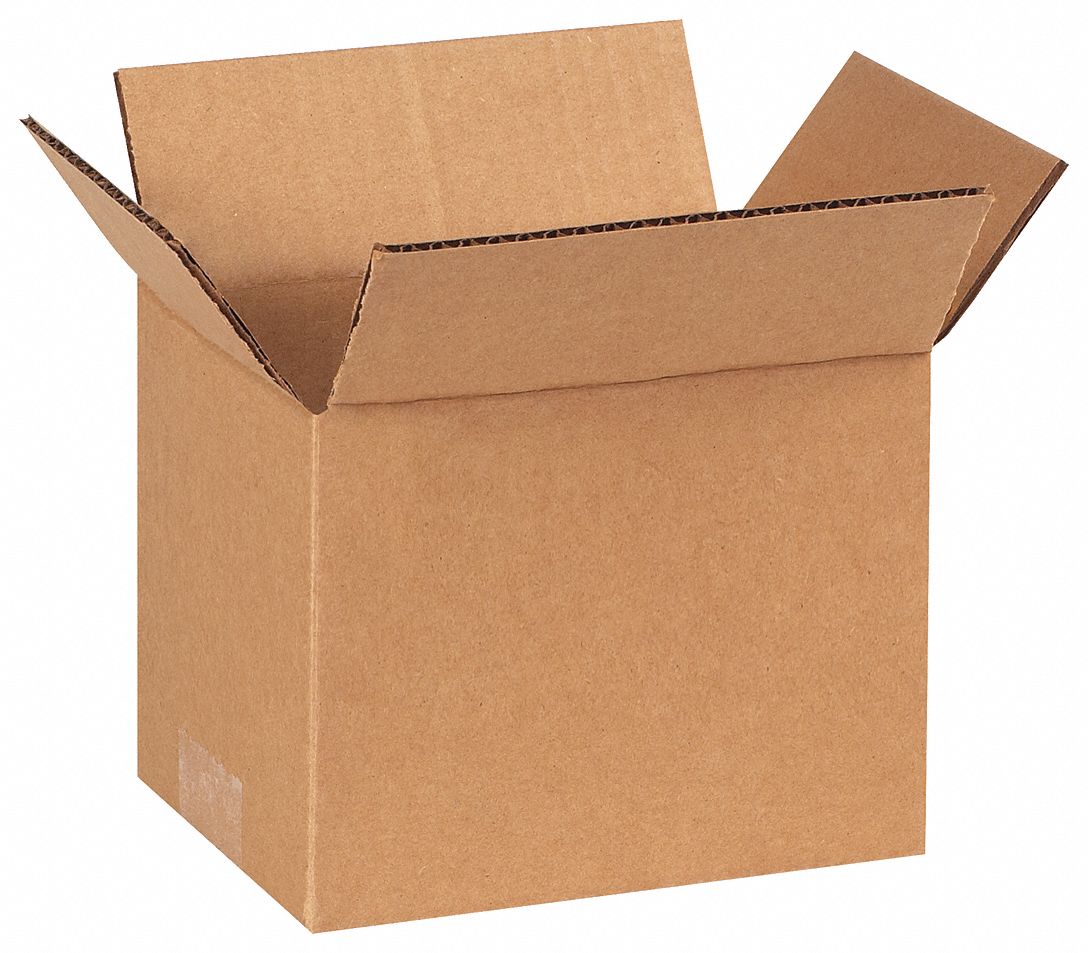 GRAINGER APPROVED 11K594 Shipping Box,7x6x6 in 11K594 PK 25