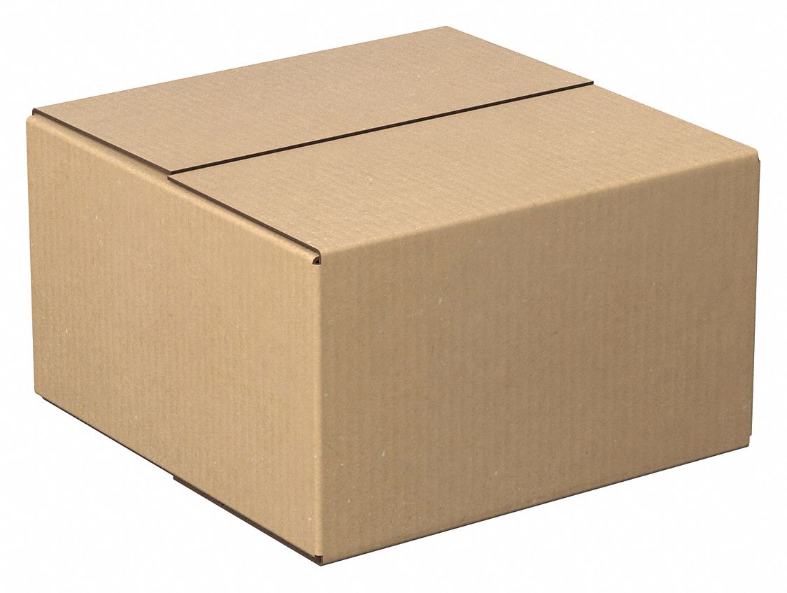 Shipping Box: 9 in Inside Lg, 9 in Inside Wd, 5 in Inside Ht, 32 ECT, Single Wall