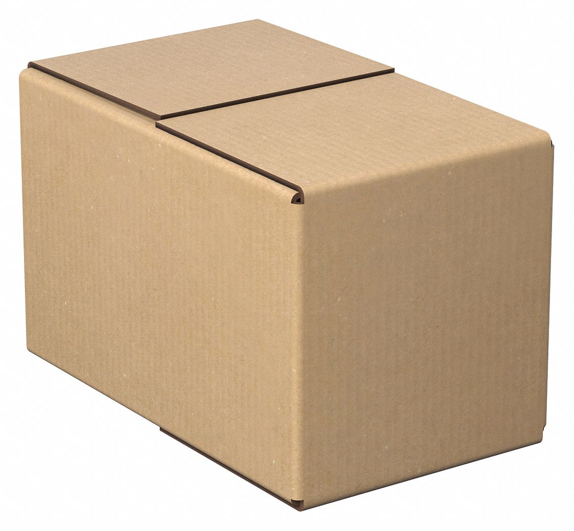 Shipping Box: 10 in Inside Lg, 6 in Inside Wd, 6 in Inside Ht, 32 ECT - Long, Single Wall