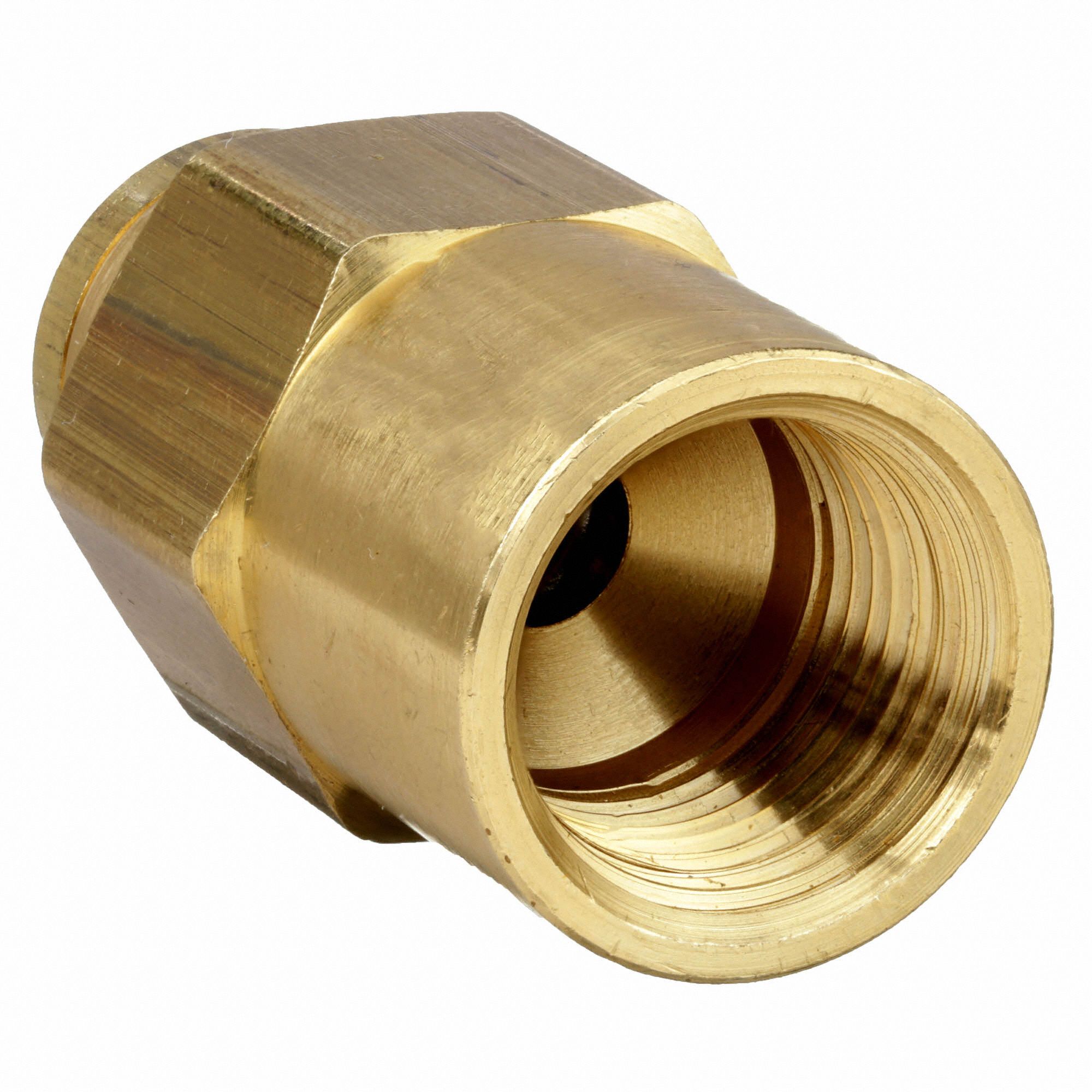 PARKER Female Connector: Brass, Push-to-Connect X FNPT, For 1/2 In Tube ...