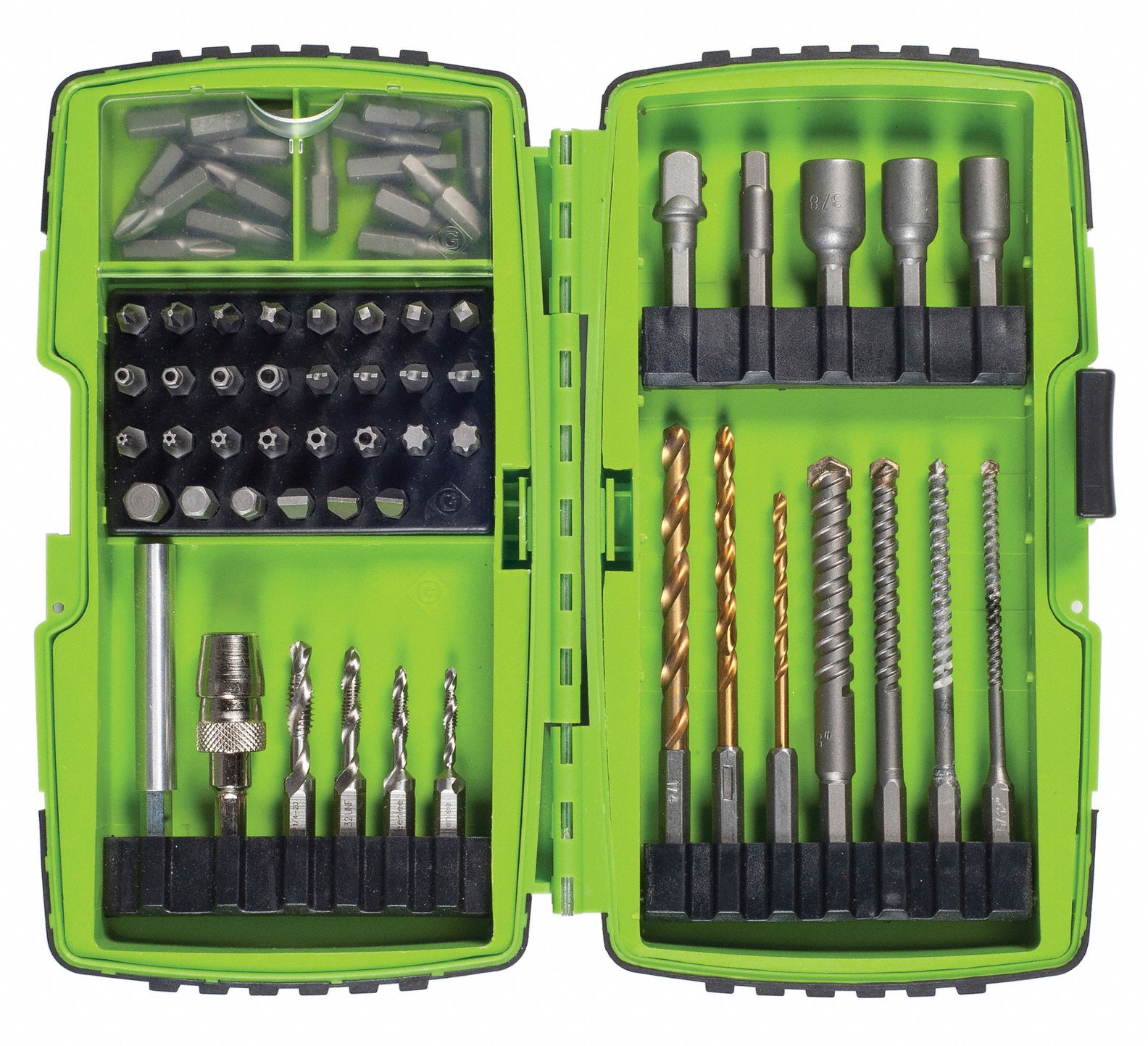 GREENLEE 68Piece Drill Bit Set 11L585DDKIT168 Grainger