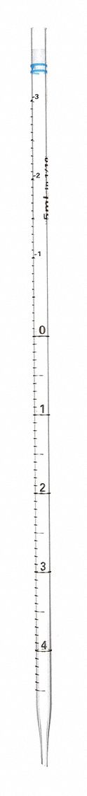 Serological Pipette: 5 mL Capacity, 0.1 mL Graduation Increments, Polystyrene