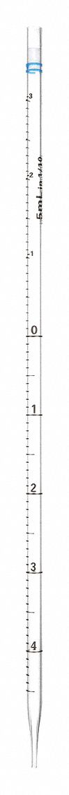 Serological Pipette: 5 mL Capacity, 0.1 mL Graduation Increments, Polystyrene