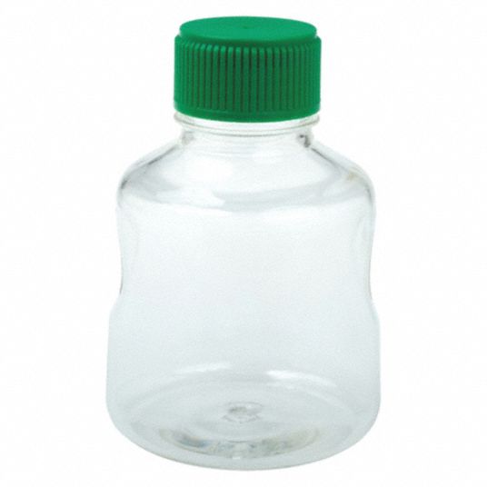 LAB SAFETY SUPPLY, Polystyrene, Polyethylene, Solution Bottle 11L844