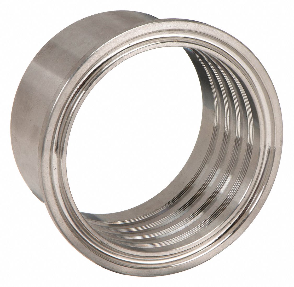 thumbnail image 2 of ZORO SELECT 1-1/2 Inch T304 SS Roll-On Ferrule - Sanitary Fitting EG14R1.5 2 of 5