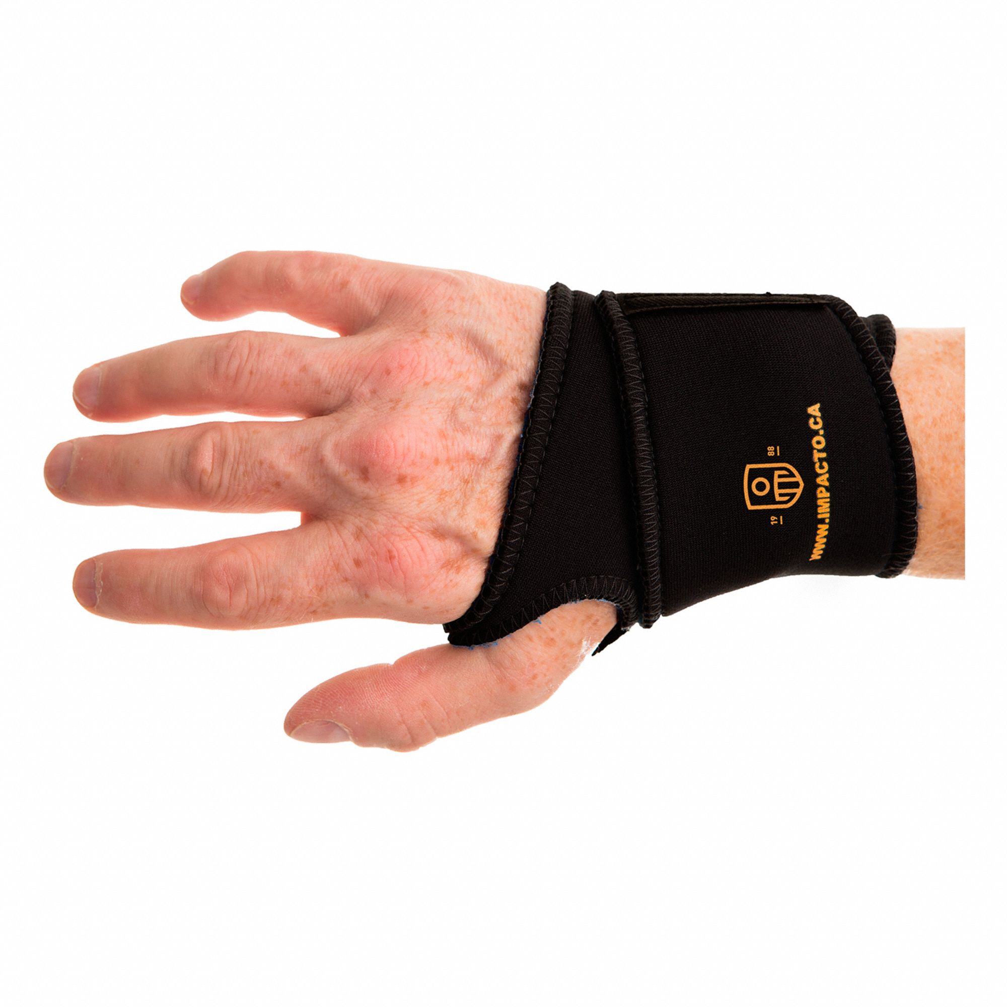 WRIST SUPPORT, AMBIDEXTROUS, THUMB LOOP, XS/SMALL, THERMO WRAP