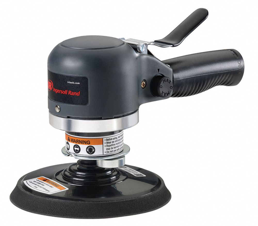 AIR DUAL-ACTION SANDER,6 IN.,3/16 IN.