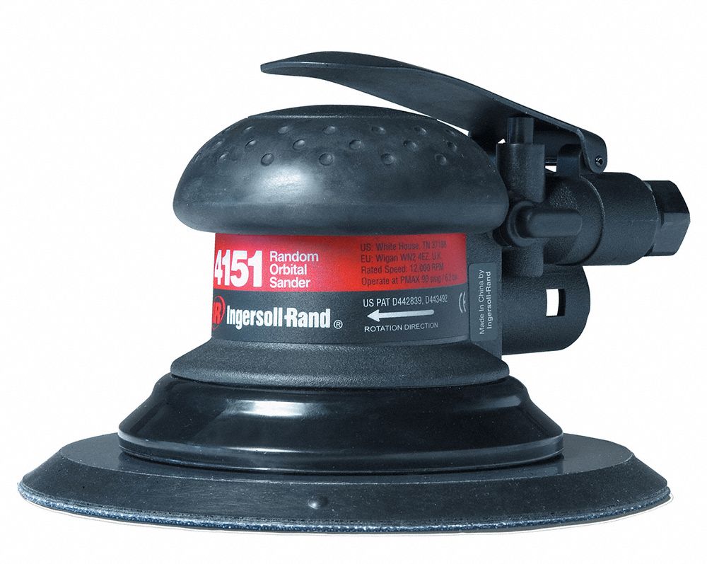 AIR RANDOM ORBITAL SANDER,0.20HP,6 IN.