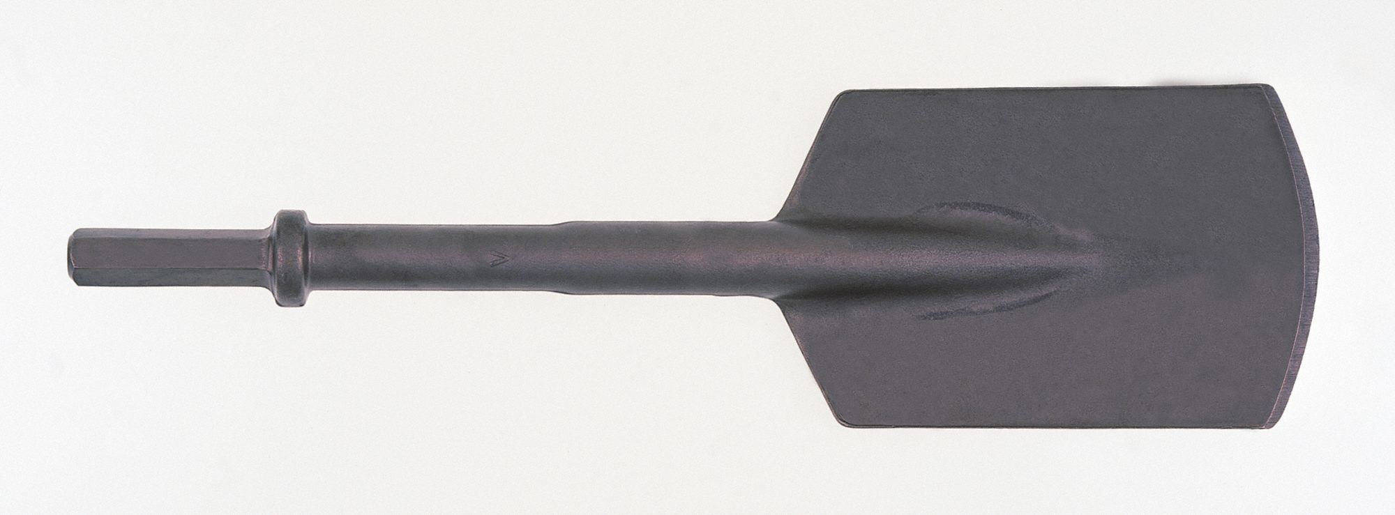 CLAY SPADE, STEEL, 5½ IN, 1⅛ X 6 IN HEX SHANK, 16 IN LENGTH