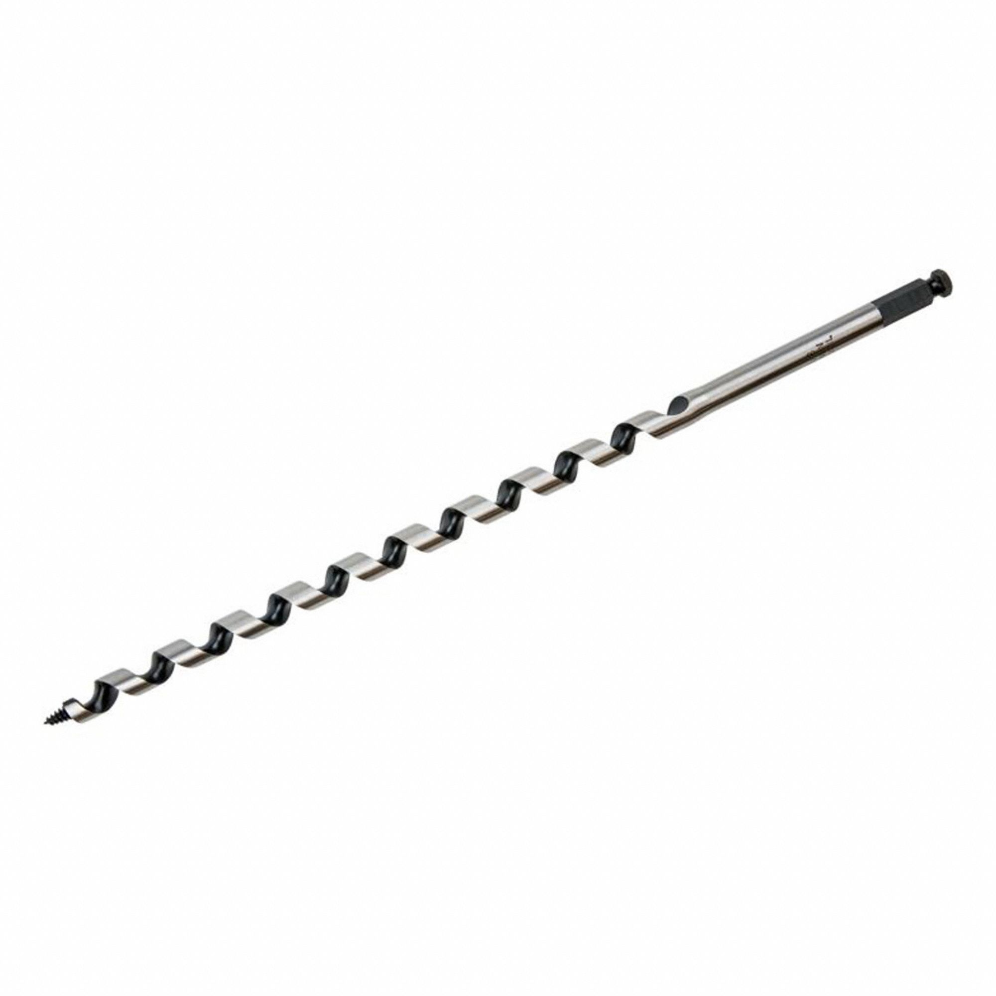 SHIP AUGER BIT, WOOD DRILLING, 17 X 5/8 IN, 7/16 IN SHANK