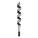 AUGER BIT, POWER DRILL 1-100, 7 1/2 X 1 1/8 IN, 7/16 IN SHANK, 4 1/2 IN TWIST