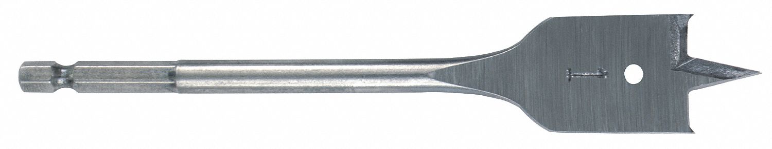 WOOD DRILL BIT, 9/16 IN BIT SIZE, 6 IN LENGTH