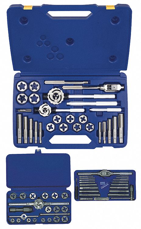 TAP & DIE SET, 66 PIECES, ⅞