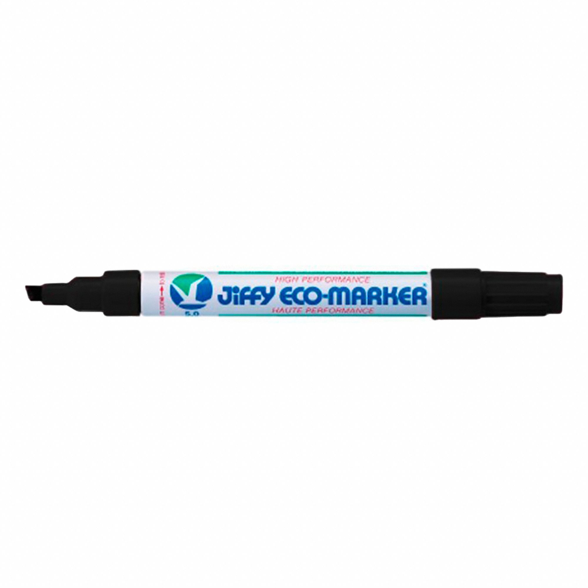 PERMANENT MARKER, WATER RESIST, REFILLABLE, FAST DRY, CHISEL TIP, BLACK, 2.0-5.0 MM, GIANT SIZE