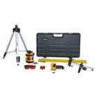 SELF LEVEL ROTARY LASER KIT, RED BEAM/1 DOT, 4.96 X 6.69 X 6.61 IN