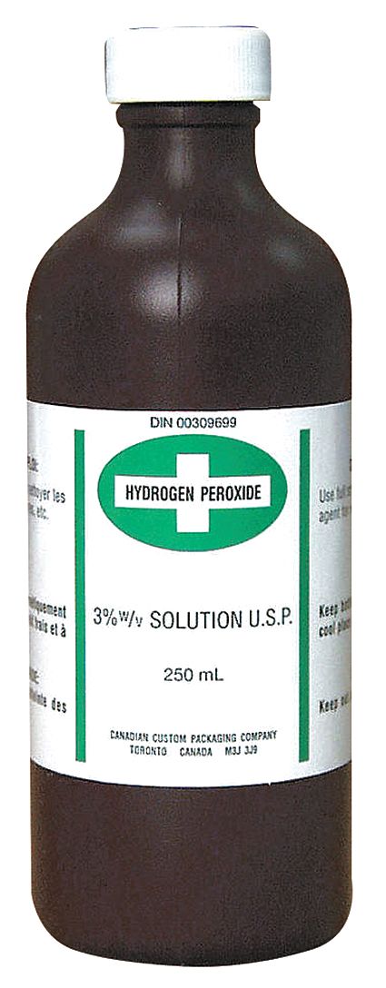 HYDROGEN PEROXIDE, 3%, 236 ML BOTTLE