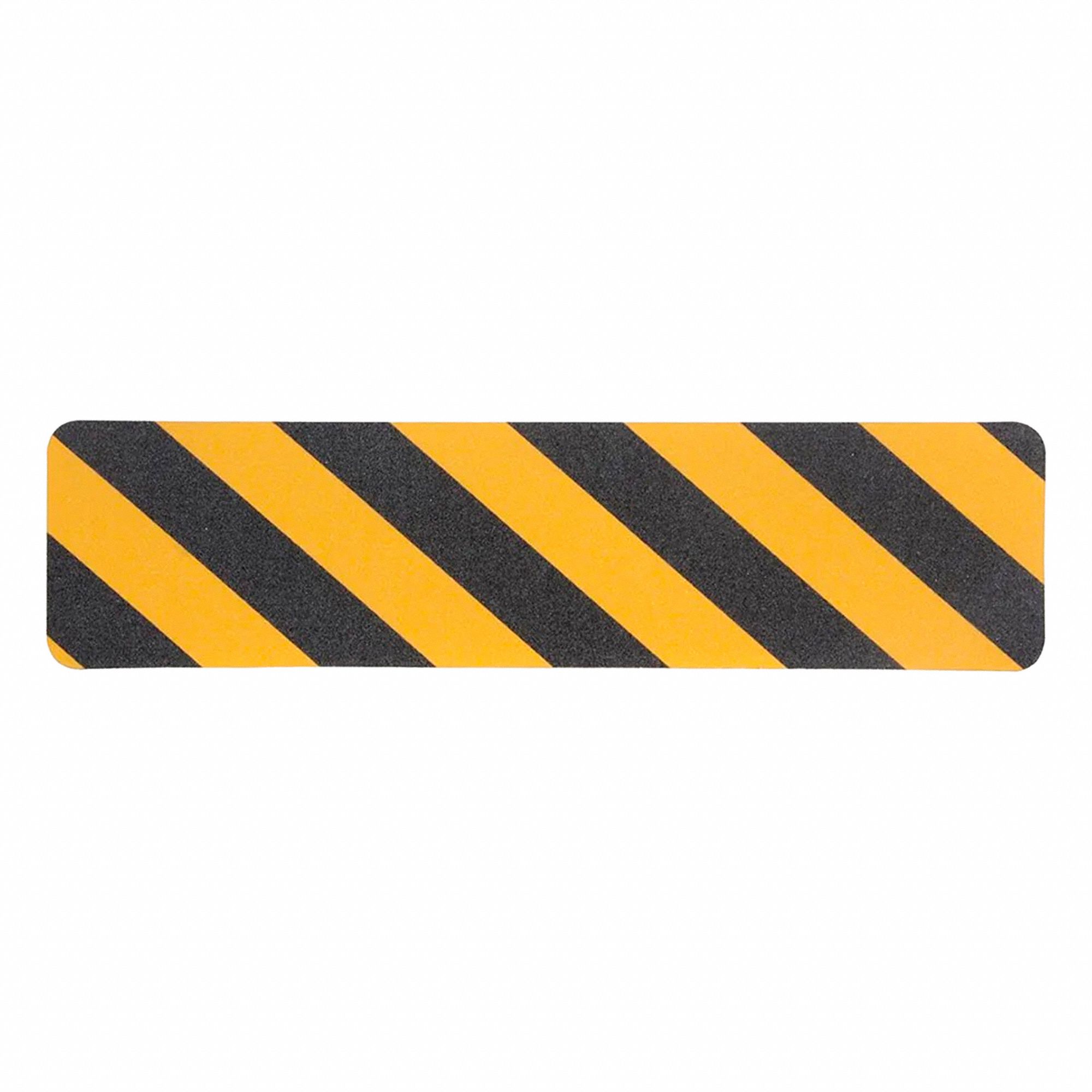 ANTISLIP TREAD,STRIPED,6 IN W,BLK/YW