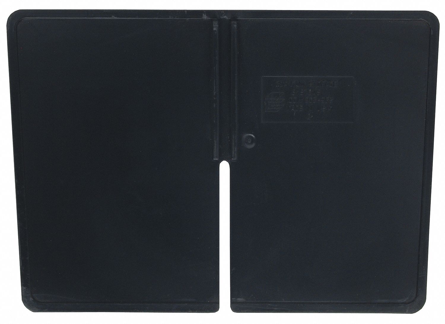 DIVIDER, 4¾ IN X 3¾ IN, BLACK, FOR 6 TO 12 IN BIN W RANGE, 10 PK