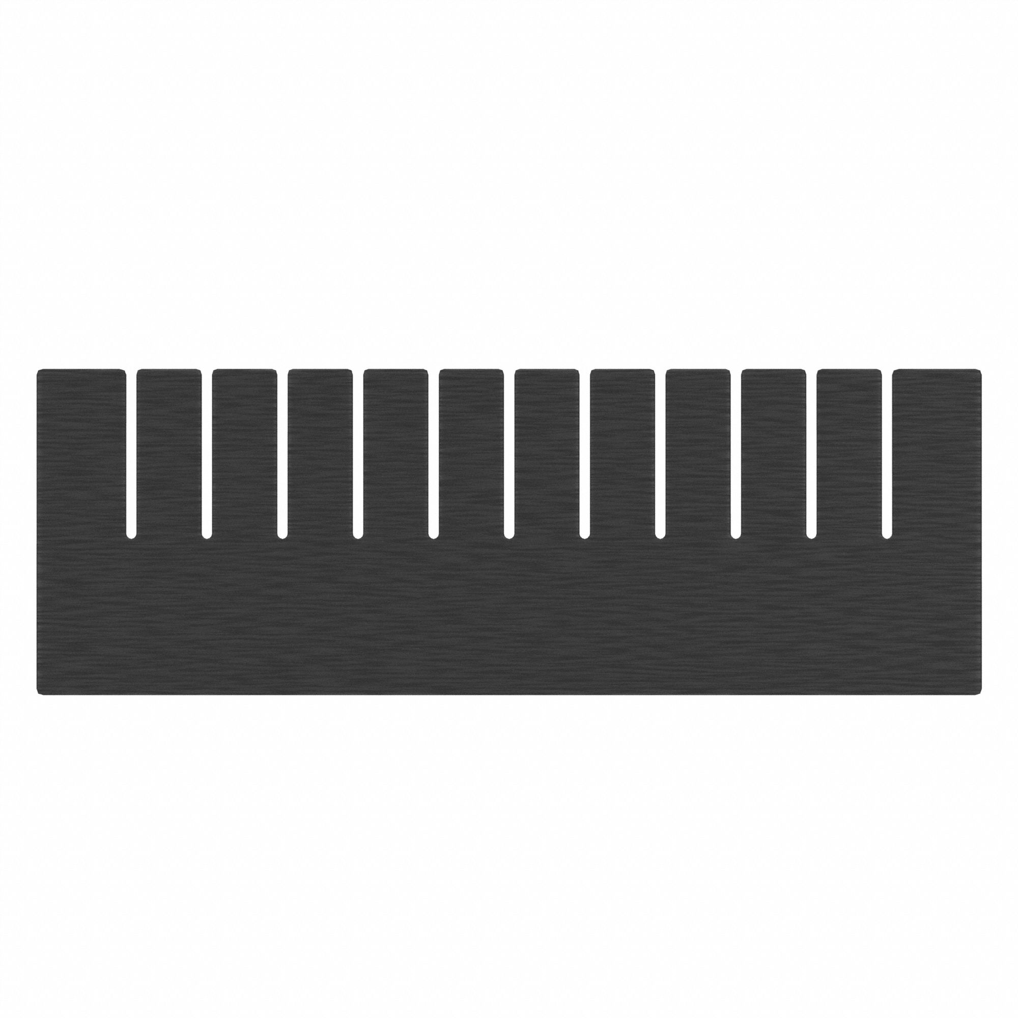 Divider: 15 1/4 in x 5 1/2 in, Plastic, Conductive, 2TB30, DG92060CO