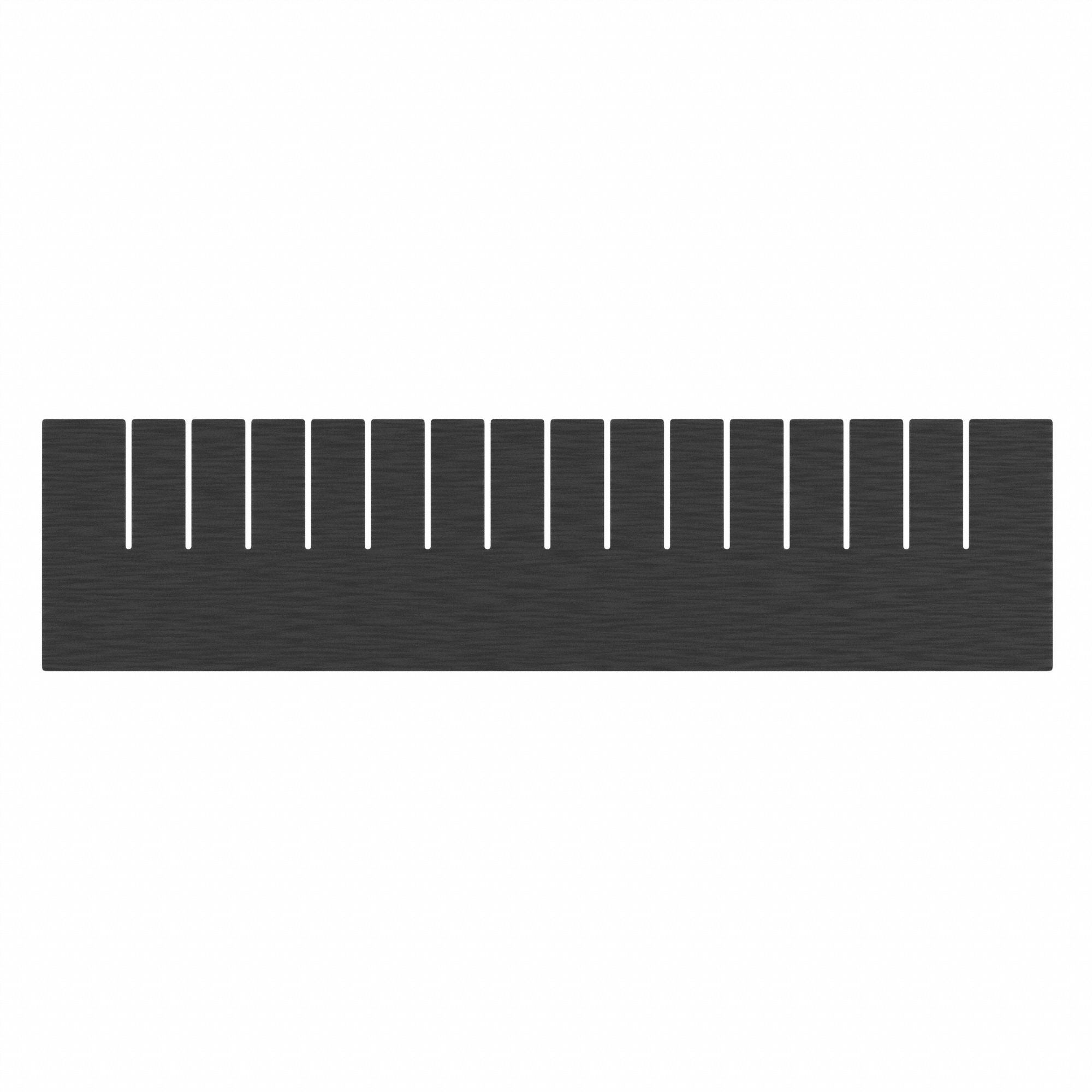 Divider: 20 in x 5 in, Plastic, Conductive, 2TB33, DG93060CO