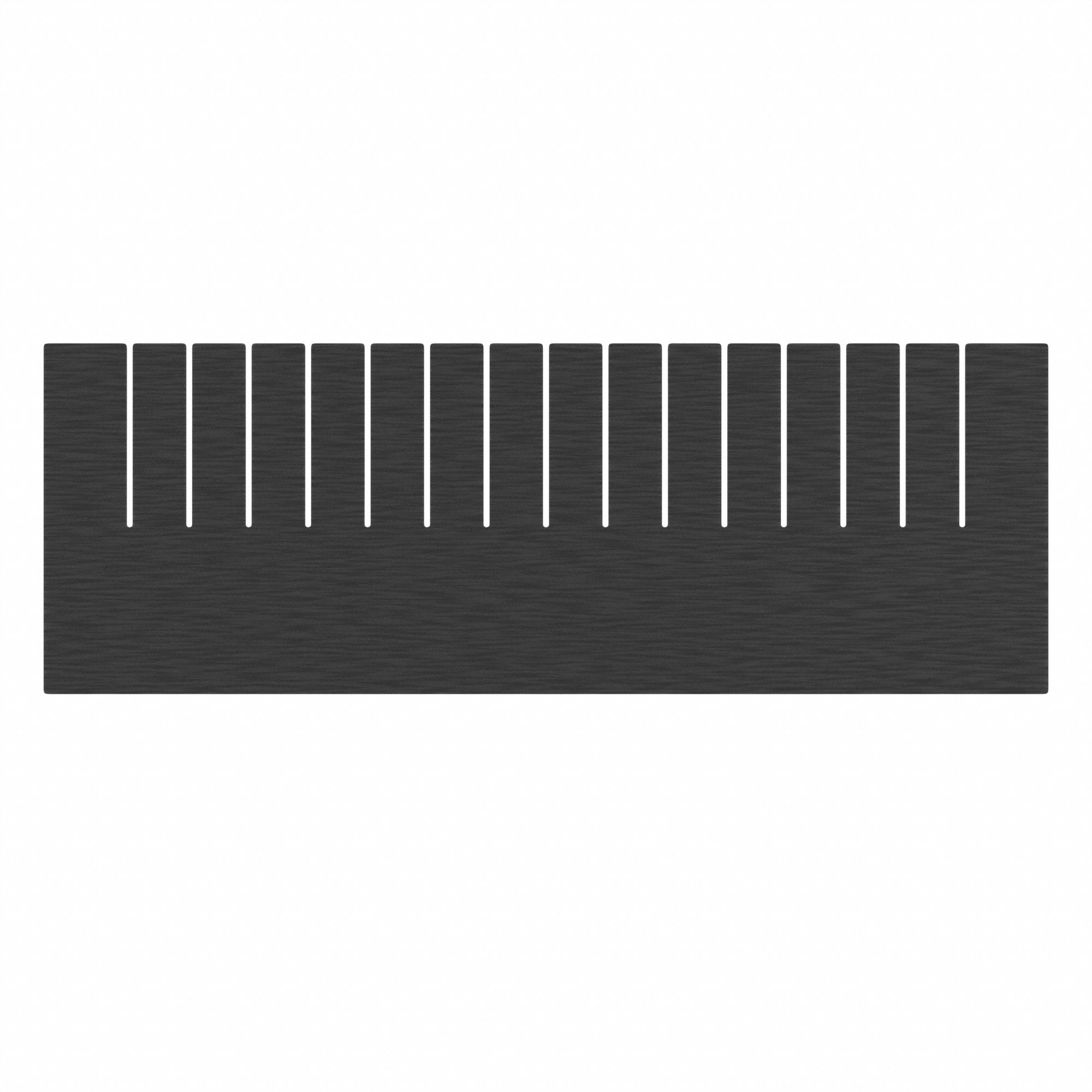 Divider: 20 in x 7 in, Plastic, Conductive, 2TB34, DG93080CO