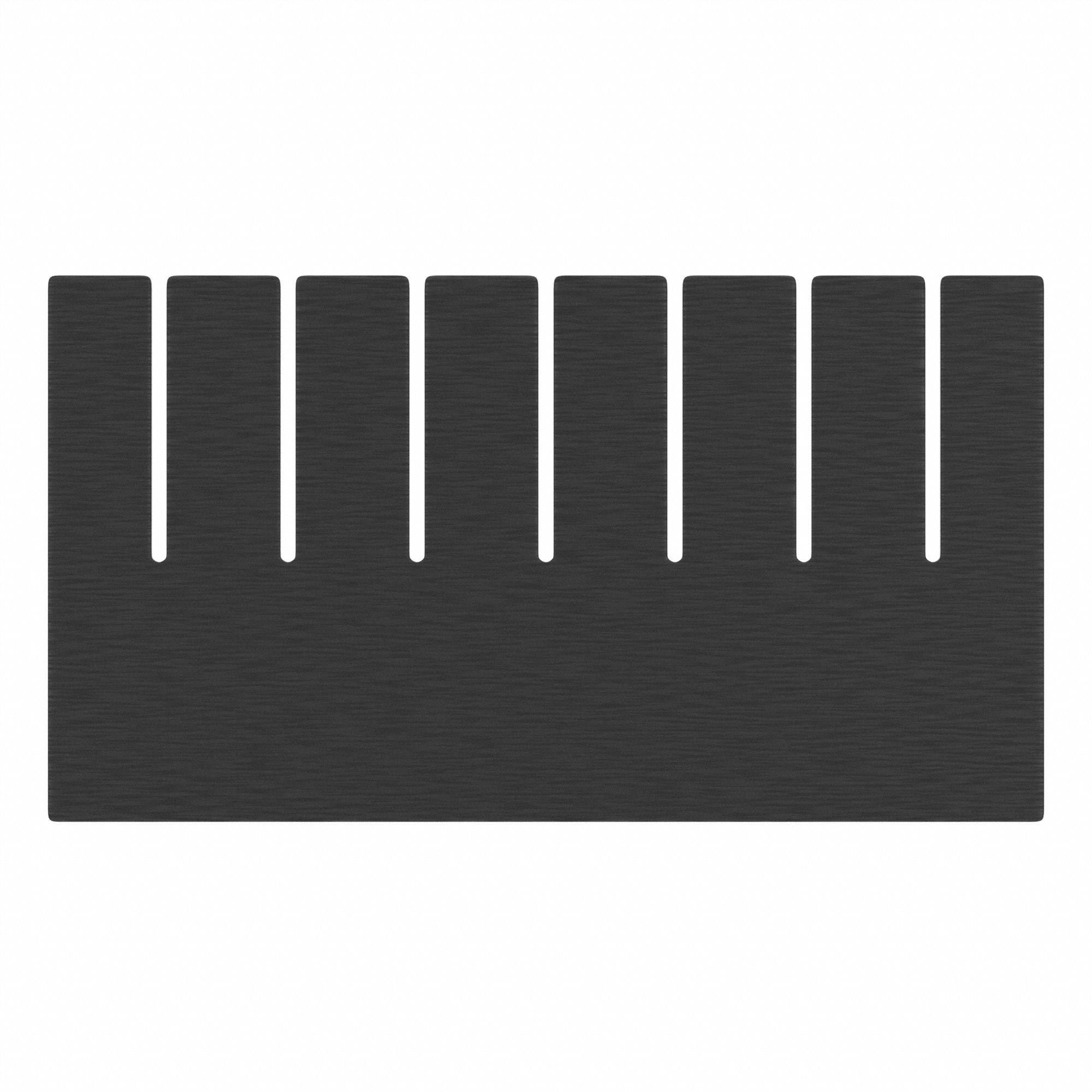 Divider: 9 in x 5 in, Plastic, Conductive, 2TB30, DG92060CO