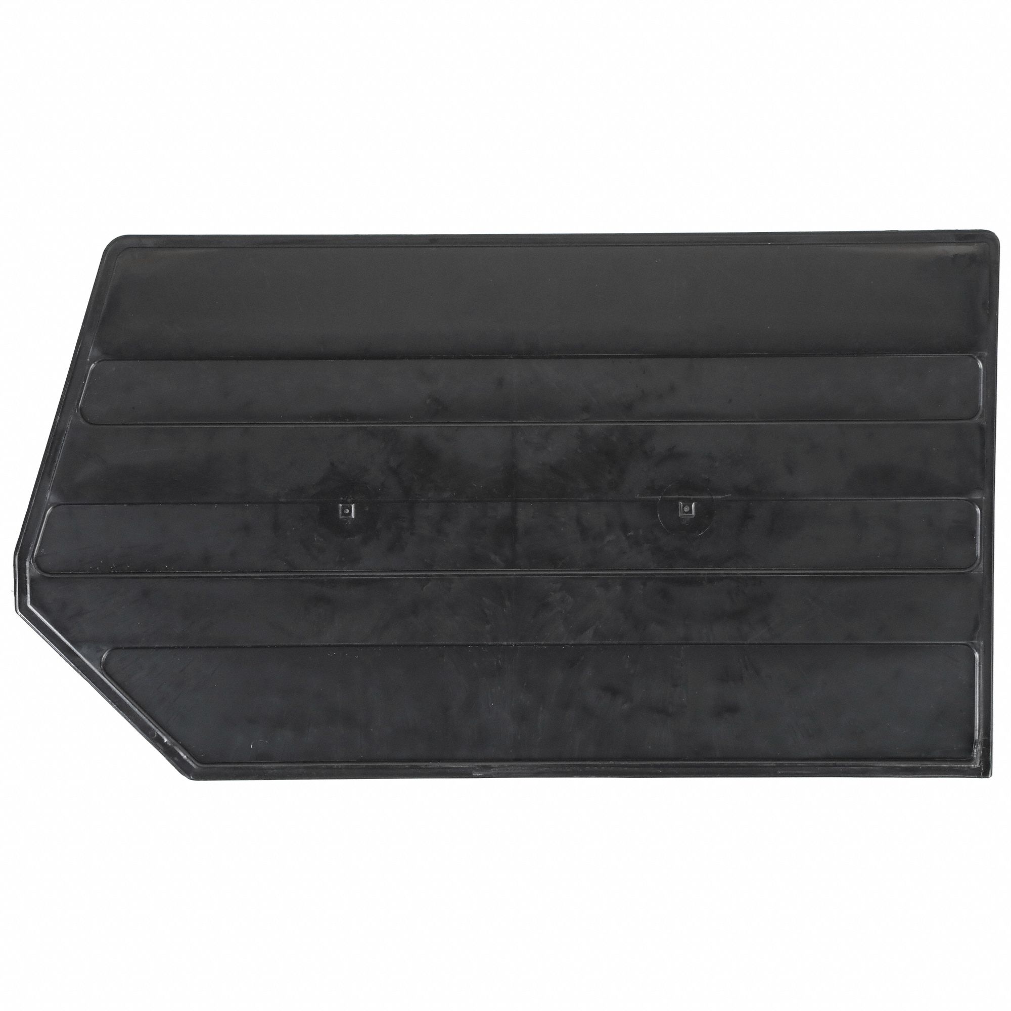 Bin Divider: 17 in x 9 1/2 in, Electrostatic Discharge Conductive, Black