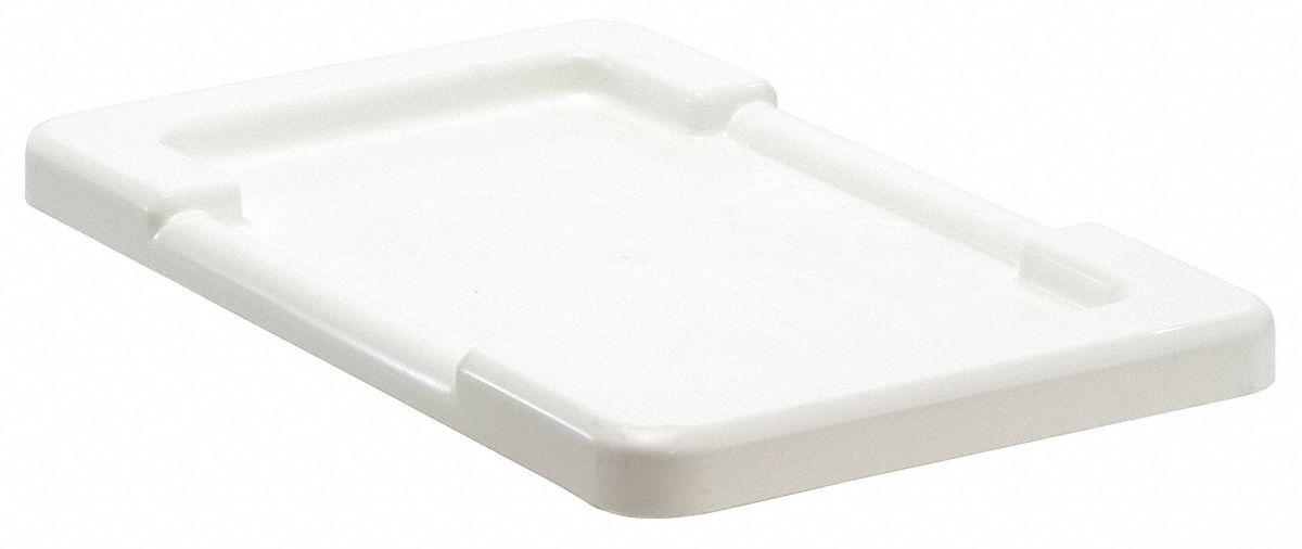 LID 23.75X17.25 WH CROSS STACK TOTE