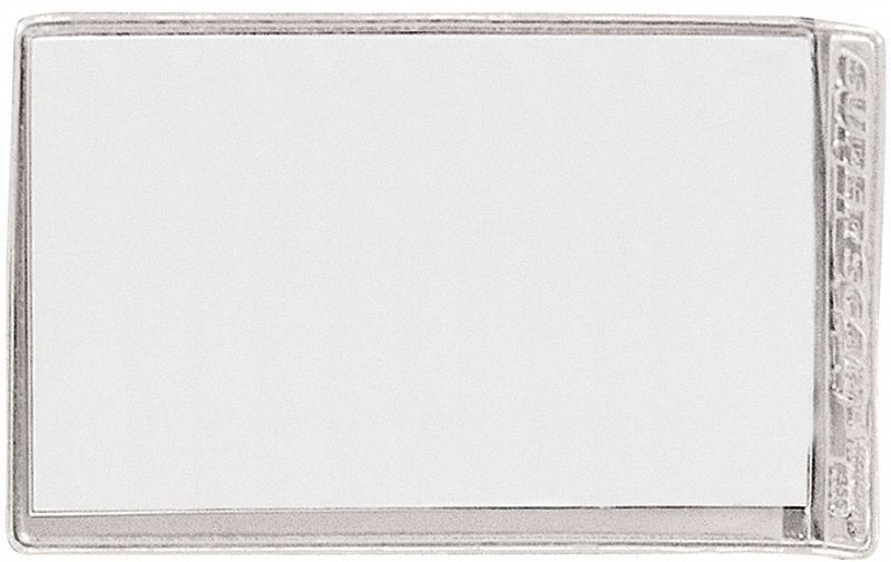 LABEL HOLDER,5WX3H,CLEAR,PK24