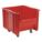 MOBILE BIN, 17½ IN OVERALL L, 16½ IN X 12½ IN, RED, STACKABLE