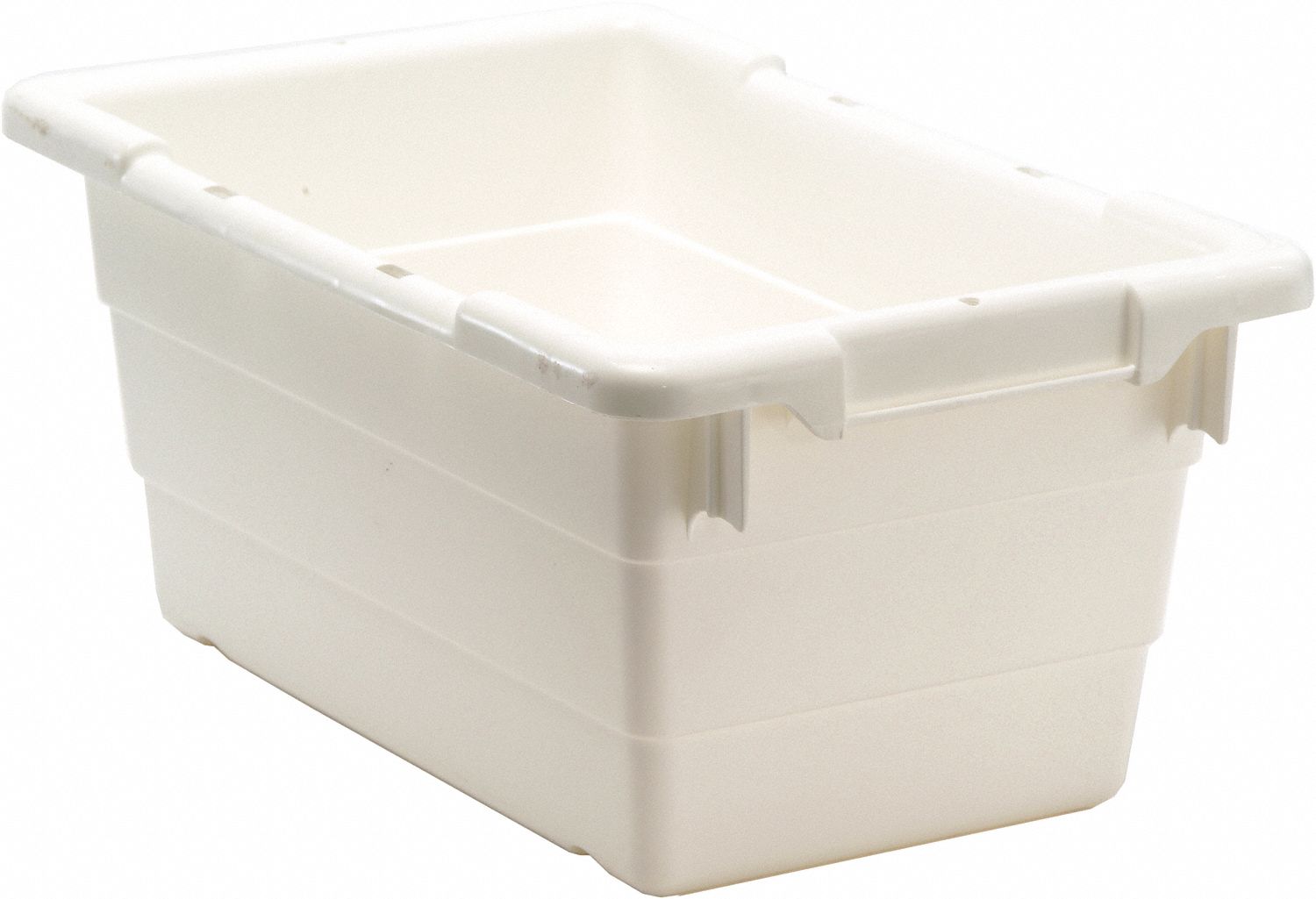 CROSS STACKING CONTAINER, 3.9 GALON, 17¼ IN X 11 IN X 8 IN, WHITE