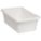 CROSS STACKING CONTAINER, 9.8 GALON, 25⅛ IN X 16 IN X 8½ IN, WHITE