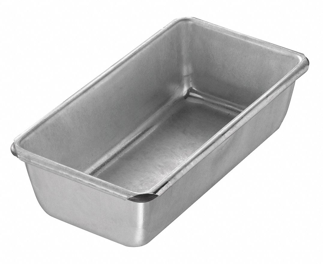 BREAD PAN,SINGLE,GLAZED,7-1/4X3-5/8