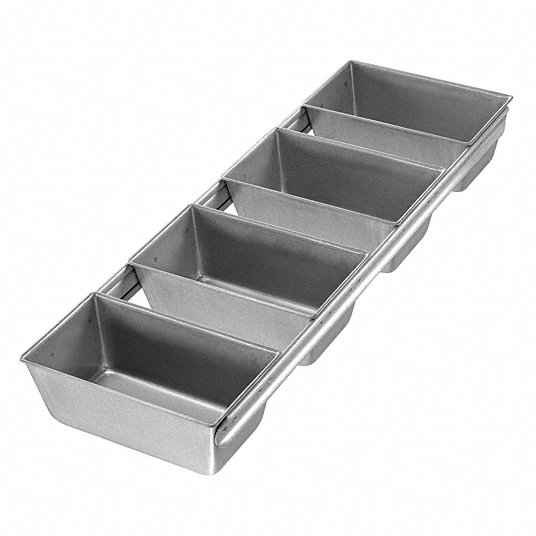 Glazed Aluminized Steel Loaf Pan Sliding Cover for Pullman Bread Pan 13" x 4" 