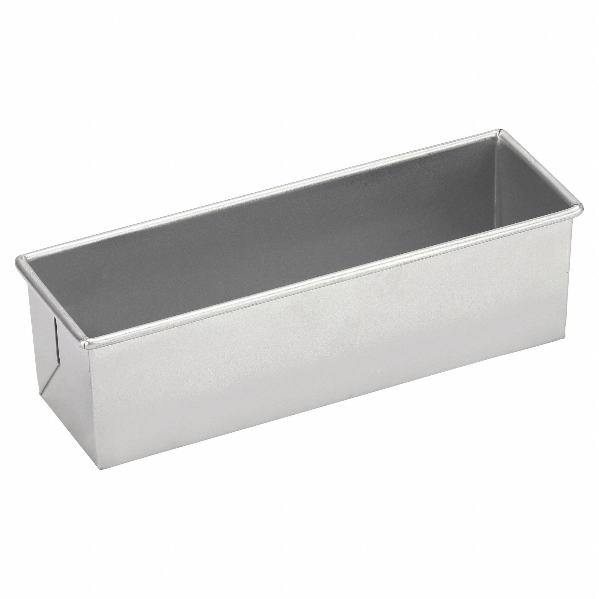 Pullman Bread Pan: Aluminized Steel, 1 Slots, 4 3/4 in Overall Wd, 4 in Overall Dp