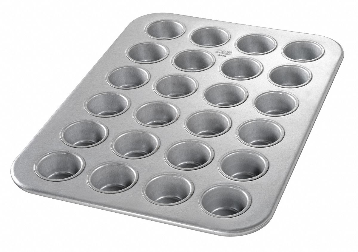 Chicago Metallic 45245 Mini-Muffin Pan, 24-On, 2.1 oz.