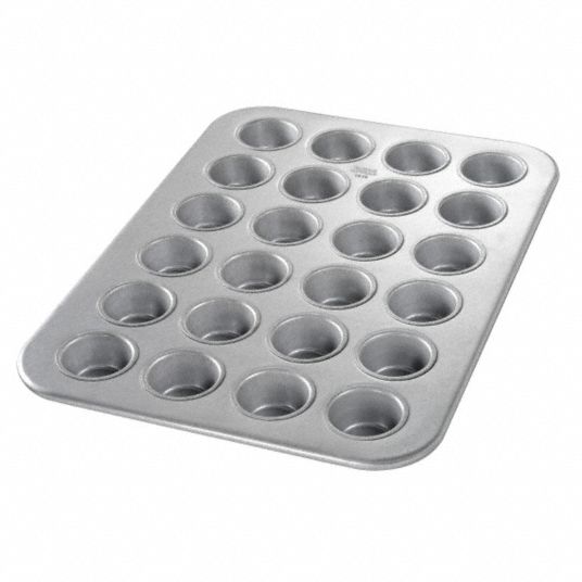 Chicago Metallic 45245 Mini-Muffin Pan, 24-On, 2.1 oz.