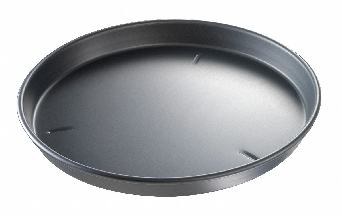 Chicago Metallic Pizza Pans And Stones 16 In Dia X 1 1 2 In D Hard Coat Anodized Aluminum 11m827 91160 Grainger